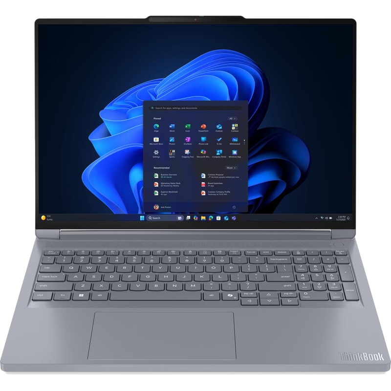 Laptop, Lenovo, ThinkBook 16p G6 ADR, Procesor AMD Ryzen™ 9 8940HX 64M Cache, 5.30 GHz, 16", WQXGA, IPS, 240Hz, 32GB DDR5, 512GB SSD, NVIDIA GeForce RTX 5060 @8GB, Win 11 Pro, Gri