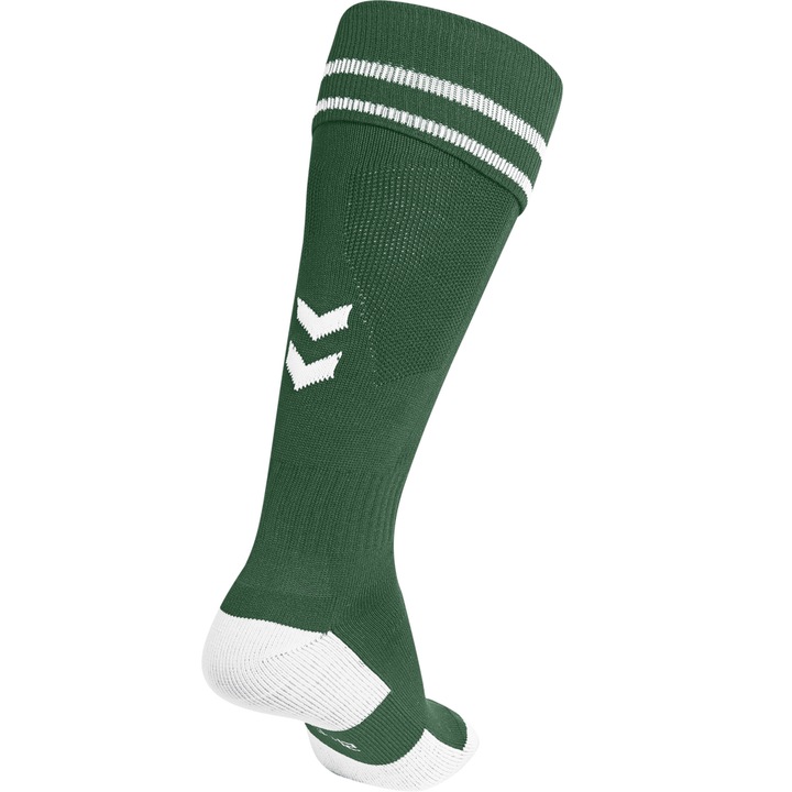 Jambiere Fotbal HUMMEL Profesionale, cu efect de amdwqdqwdqwortizare in zona calcaiului si a degetelor, Unisex, Verde | Alb