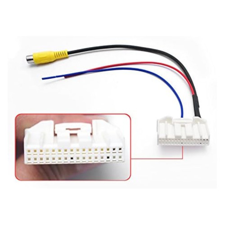 Cablu adaptor 32 pini Nissan instalare camera marsarier