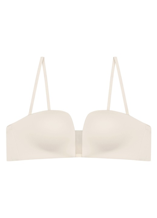 Sutien dama push-up Alb Crem Blank Esotiq, Alb