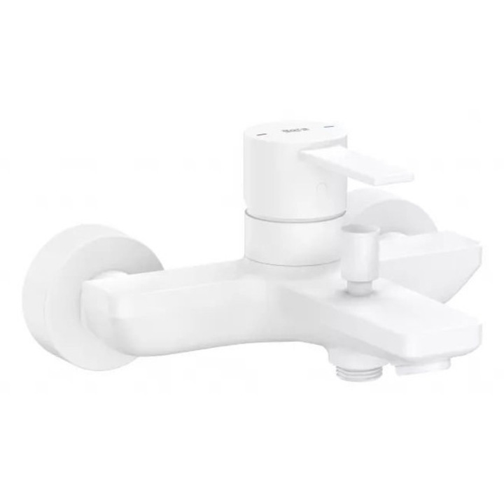 Baterie cada Roca Targa A5A025FB00, aparenta, diverter, Alb mat