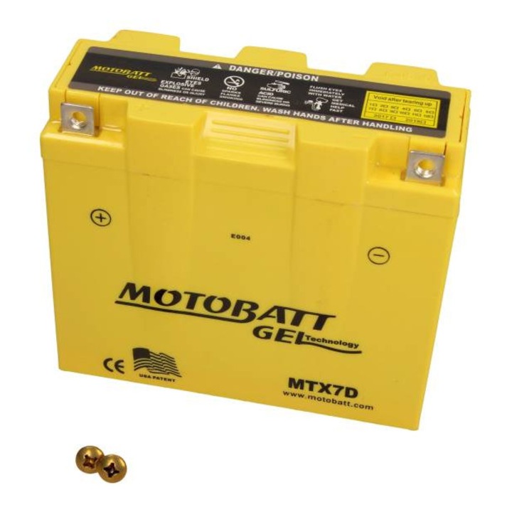 Акумулатор MOTOBATT 12V 7AH/110A L+, 149x60x129mm