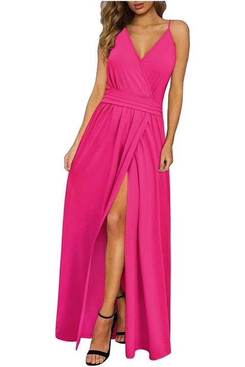 Rochie casual dama, roz, model 8, marimea M, Newshows