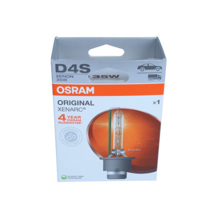 Авто крушка, Osram, D4S, 35W, 3200LM, 4300K, P32D-5, 1 бр