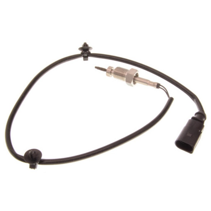 Kipufogógáz hőmérséklet érzékelő, Delphi, 530mm, 2 csatlakozó, fekete, AUDI A4, A5, A6, Q5 07-18-hoz