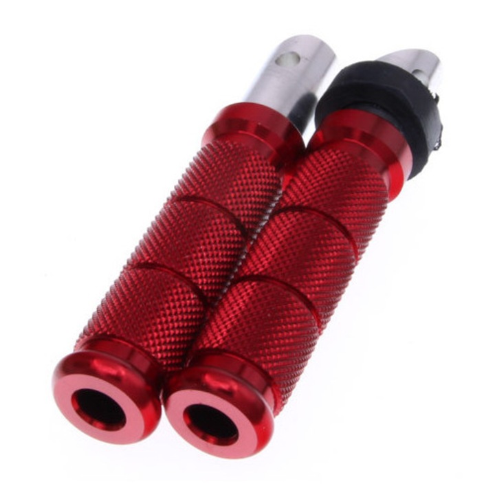 Set suporturi moto pentru picior, VICMA, pentru Podnozki RH-62, rosu