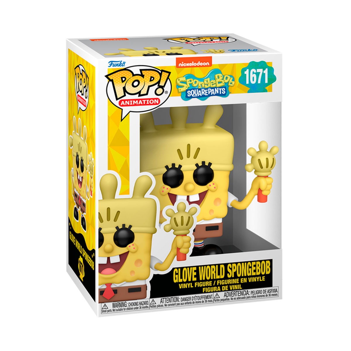 Figurina Articulata SpongeBob SquarePants ReAction SpongeBob 10 cm