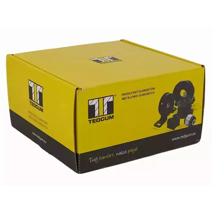 Ted-Gum tengelytámasz, Dacia Duster 1,5 DCI/1,6 16V 4x4-hez, csapággyal, 30mm, Ted-Gum