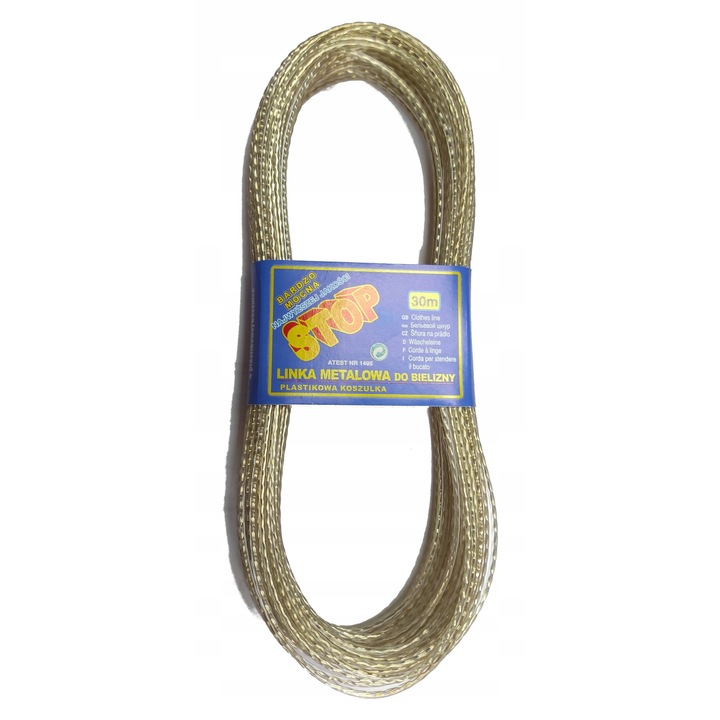 Sarma de rufe din otel, 30 m, auriu