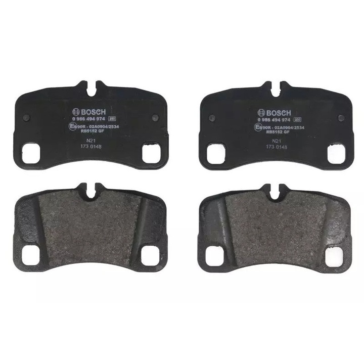 Bosch fékbetétek Porsche 911-hez, 16,5x130,7x75,5mm
