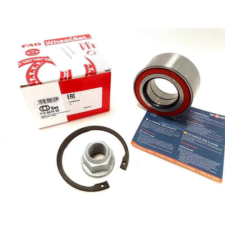 FAG kerékcsapágy készlet Mercedes Vito, 45x84x39mm, első jobb/bal