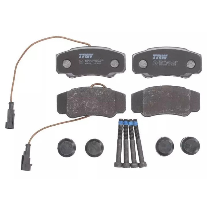TRW fékbetétek, Fiat Ducato 02- 109-hez, csavarokkal