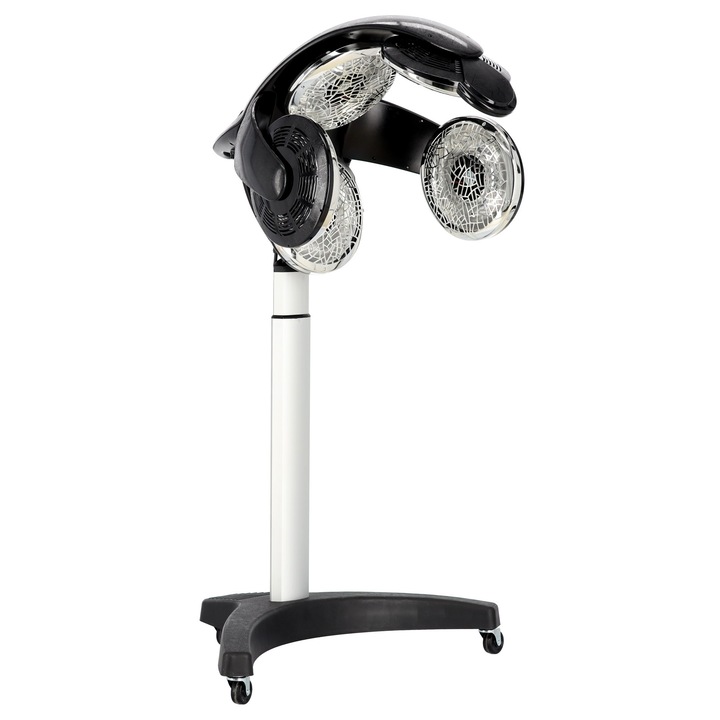 Професионален уред за фризьорски салон, Calissimo, черен за ускоряване на укрепването на процедурите за грижа за косата, както и за възстановяване на боядисването и къдренето за салон, 1-IF-0001010