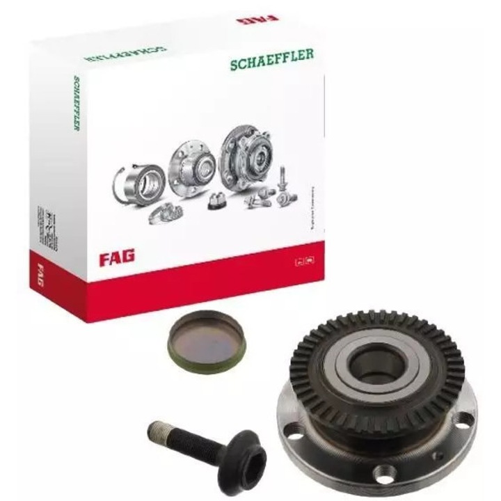 Autóalkatrész, FAG, kerékcsapágy, 130,9x32x69,4mm, szett VW A4 00-hez