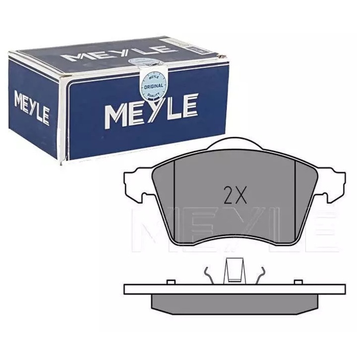 Fékbetétek, MEYLE, VW T4 96-hoz, 156,3x69x20mm, kopásjelző nélkül