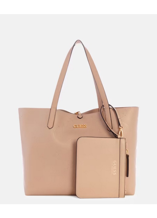 Чанта за рамо, GUESS, Tamron 2 в 1, екологични калъфи, кафяв