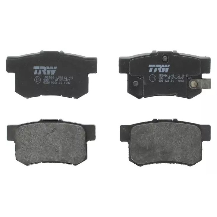 TRW fékbetét szett, 88,9x47,4x15,4mm, Suzuki SX4 06-/Sedici-hez