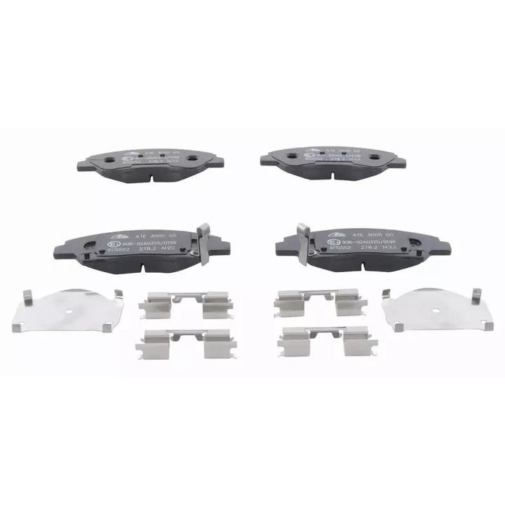 Fékbetétek, 132,5x50,1x16,6mm, akusztikus érzékelővel, Hyundai I10 1,0-1,2 MPI 19-