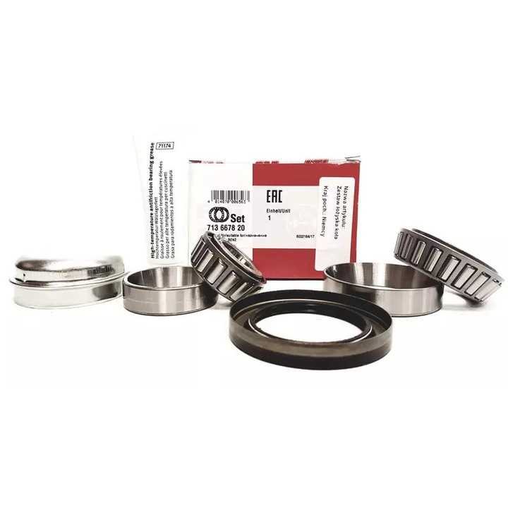 FAG kerékcsapágy Mercedeshez, készlet, 35x62x19mm, 22x50x18,4mm