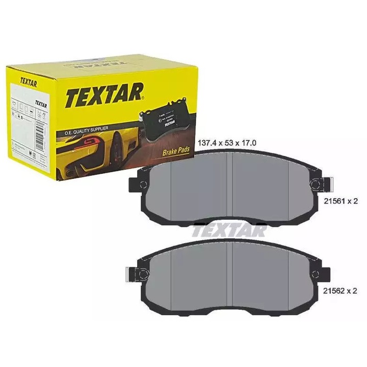 Ruville fékbetétek, készlet, Nissan Juke/Pulsar/Tiida, 1,2-1,8, 137,4x53mm