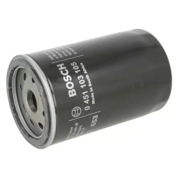 Bosch olajszűrő, 85mm, 3/4" 16 UNF, két visszacsapó szeleppel, autókhoz