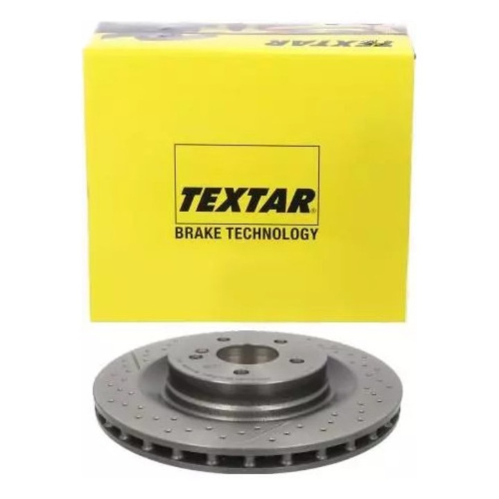 Textar perforált, szellőztetett féktárcsa, 330x26mm, autókhoz