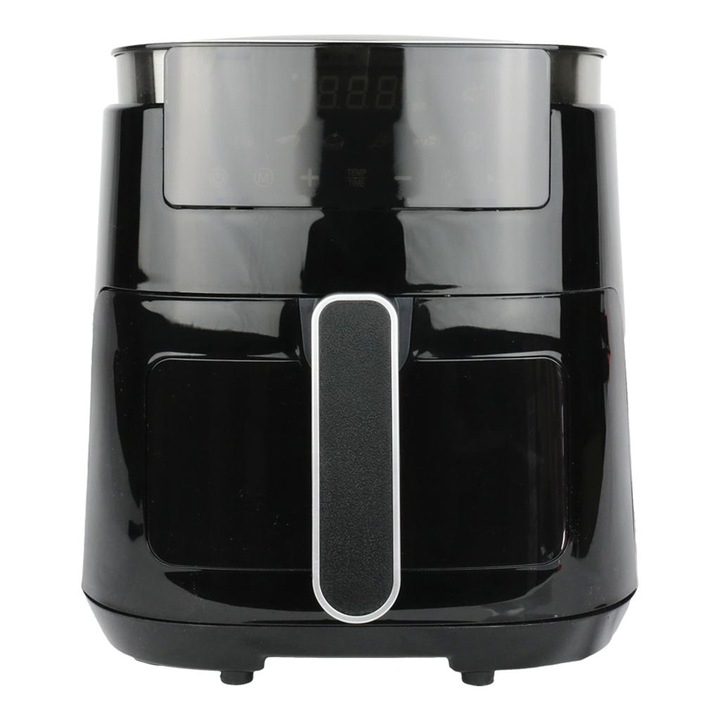 DUSSAL Air Fryer фритюрник с горещ въздух, прозорец за наблюдение, 5 литра, 1250 W (GLA-5012-D)