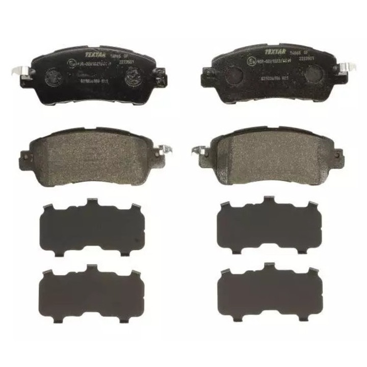 Ruville fékbetétek Mazdához, készlet, 125,8x51,4x15,9mm, 4 kopásjelzővel, akusztikus érzékelővel