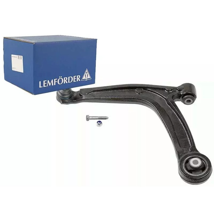 Lengőkar, Lemforder Fiat P. 500-hoz, 07-, acélból, Xenon világítás nélküli járművekhez