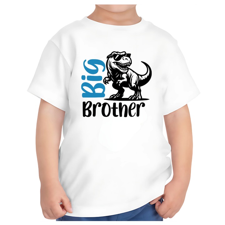 Fehér gyerek póló nagytestvér öltözék nagytesó, Fehér