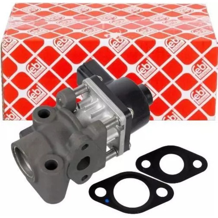 EGR szelep, FEBI, Fiat 1.6 16V, 6 csatlakozás, 0.765 kg, európai