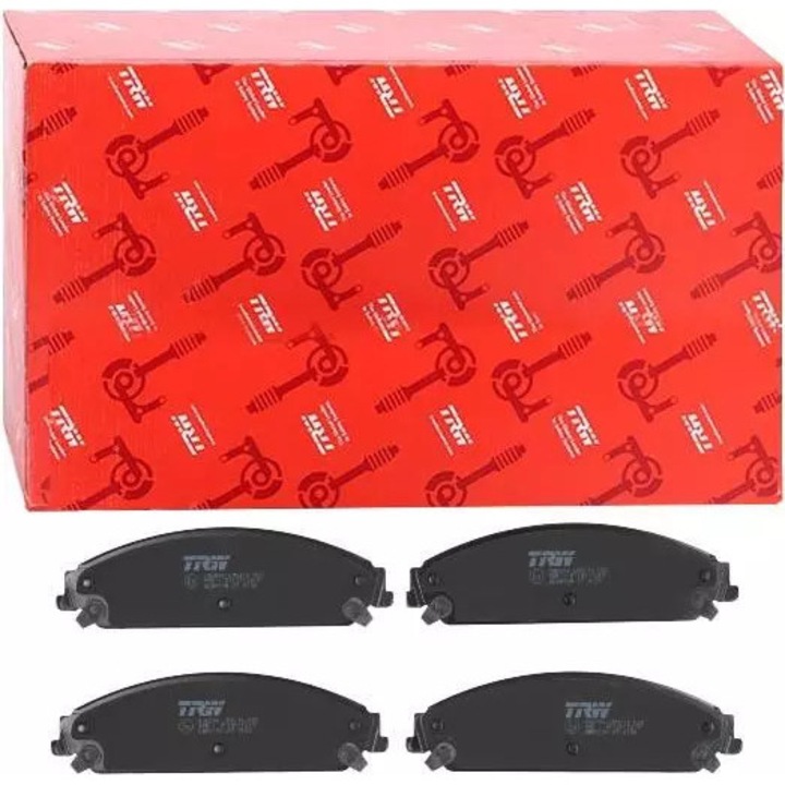 Fékbetétek, TRW, Chrysler 300C-hez, 183.5x55x17.8mm