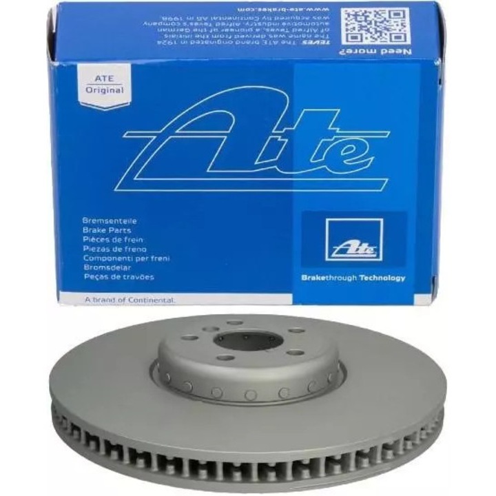 Спирачен диск ATE 374x36mm вентилиран, 5 отвора