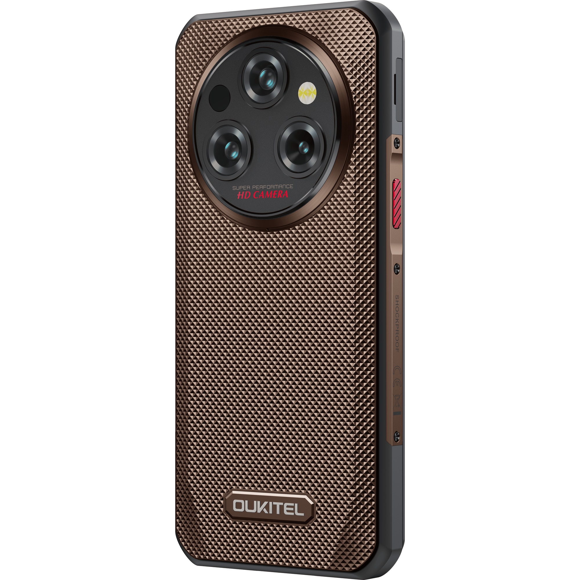 Telefon mobil Oukitel WP35, 5G, 6.6", 256GB/8GB, 11000mAh, Auriu