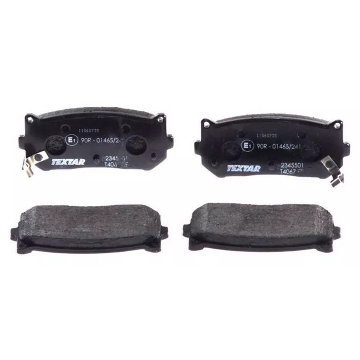 Textar fékbetét készlet Kia-hoz, 9,5x8,2x7,3 cm, 98,9 mm, 41,7 mm