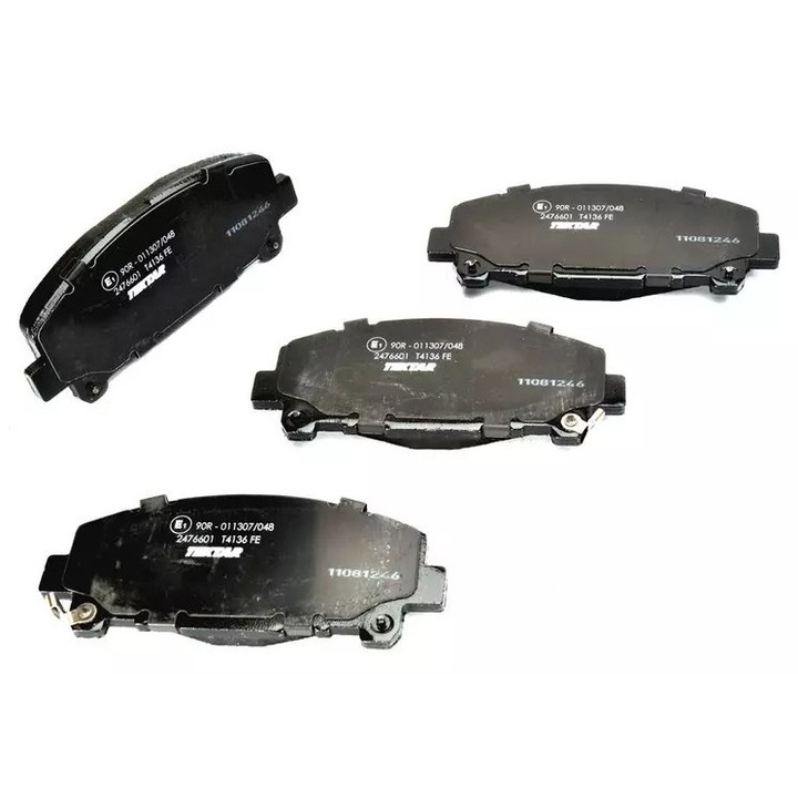 TEXTAR fékbetétek, Honda Accord 08-hoz, kopásjelzővel, 151,9x64,7x17,5mm, szett