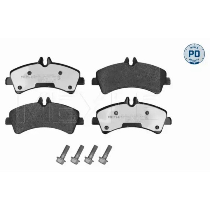 Спирачни накладки, MEYLE, за Mercedes Sprinter 06-, 164,9x78,1x20,8мм, качество ПРЕМИУМ