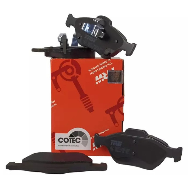 TRW fékbetét készlet Toyota Yaris 06-hoz, 17,5mm, 150,4x61,3mm