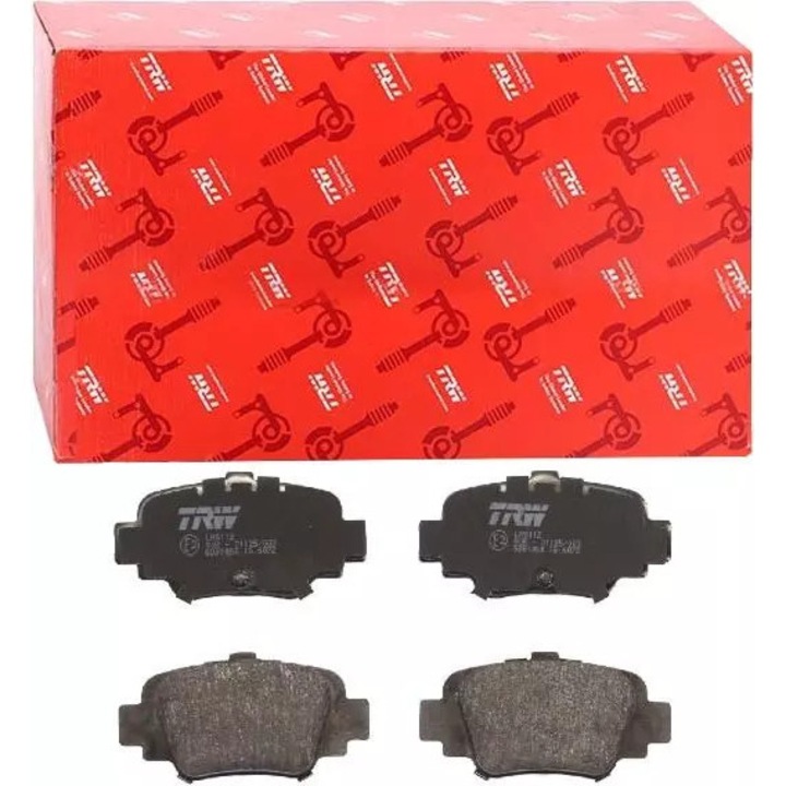 TRW fékbetétek Nissan Micra 1,0-1,4 16V 92-03-hoz, 45,3x88,9x15,5mm