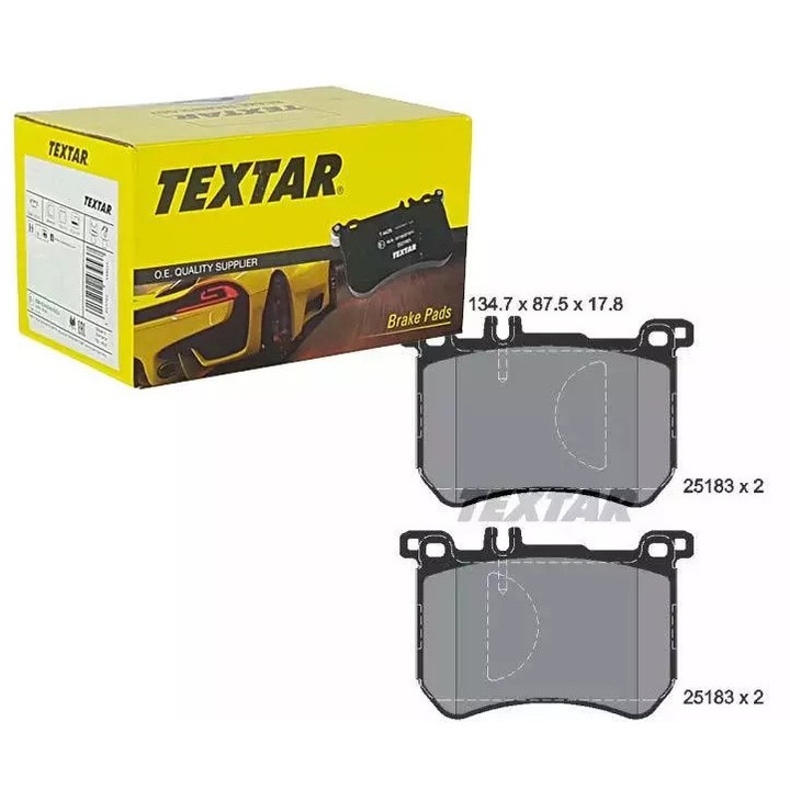 Textar fékbetétek, Mercedeshez, első