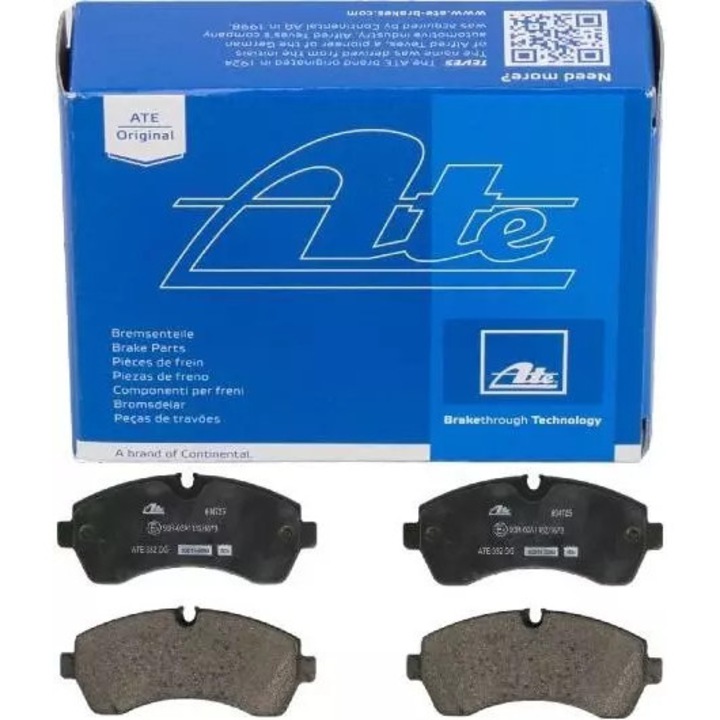 Ate fékbetétek VW CRAFTER 2,0-2,5 TDI 06-16, P, első