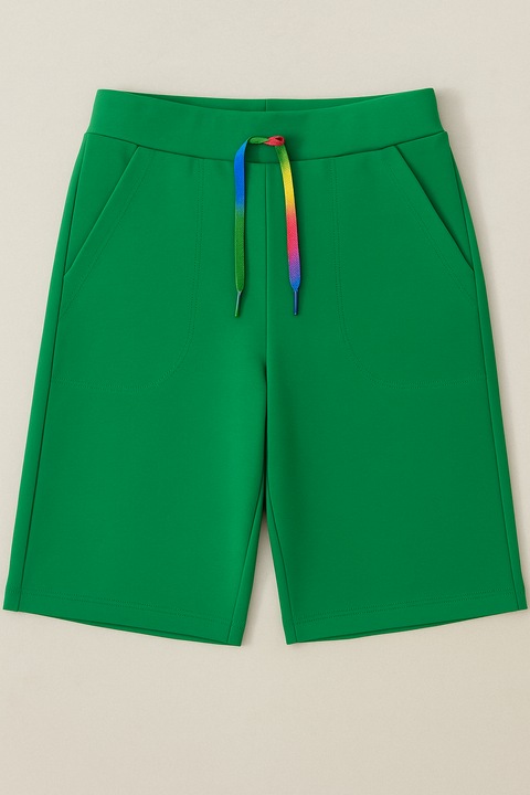 Дамски памучни шорти Elprod, Зелен