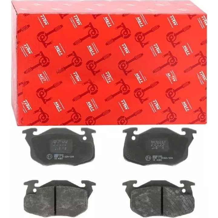 Fékbetétek, TRW, Citroen Saxo-hoz, 54,3x105x18 mm