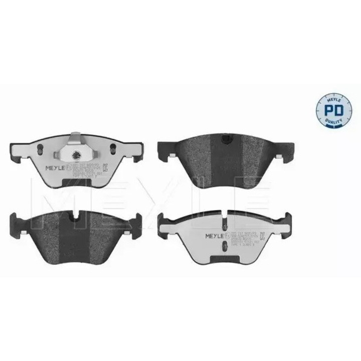 Fékbetétek, MEYLE, BMW E60/61 520-525, E90/91 32-höz, 155,2x63,4x19,8 mm