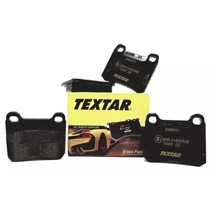 Fékbetétek, Textar, Mercedes W124/W201-hez, 61,8x54,3x15,5 mm