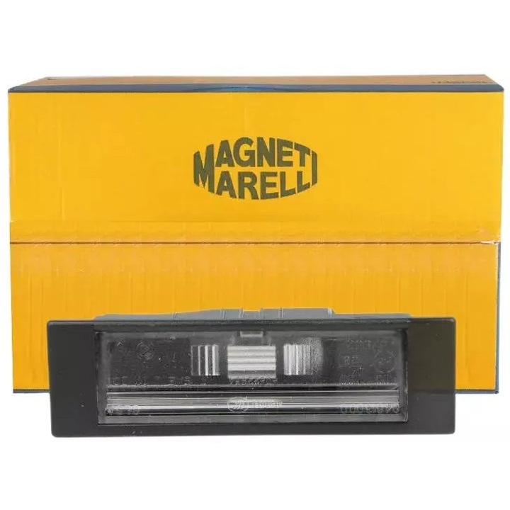 Лампа за осветление на номер, Magneti Marelli, посветена, халоген, с включени крушки, 1 брой