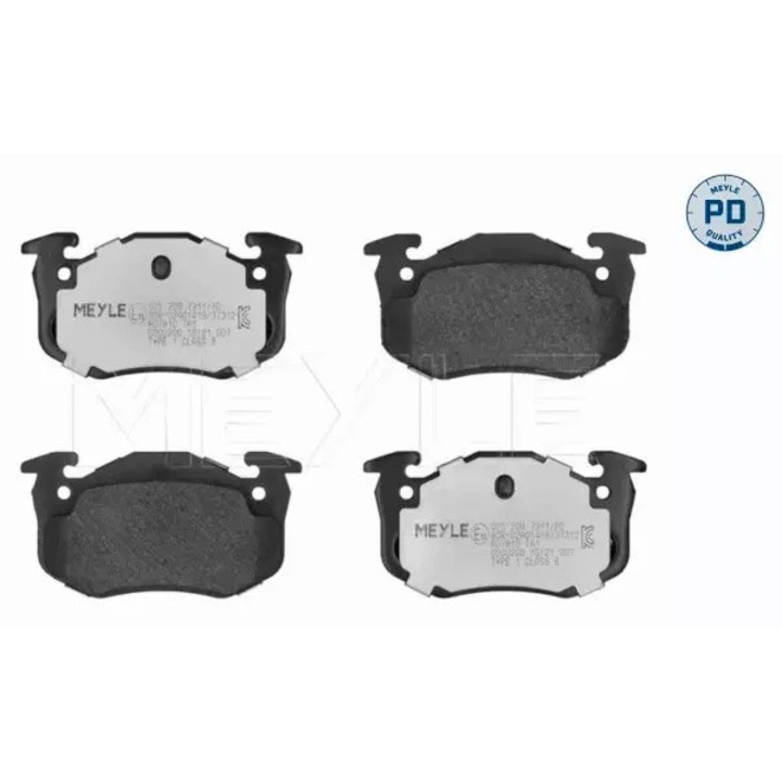 Placute de frana, MEYLE, Renault Clio, Citroen ZX, 105x54,6x11mm, calitate PREMIUM