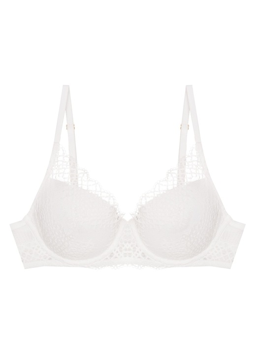Sutien dama push-up Alb Caris Esotiq, Alb