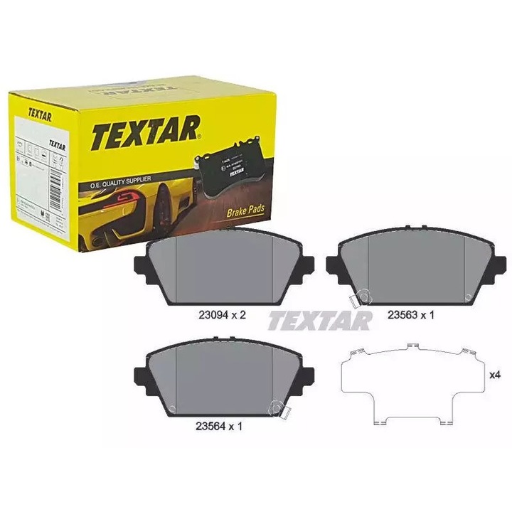 Ruville fékbetétek Nissan Primera 02-/Accord 98- modellekhez, 131,5x58,4x17mm, szett