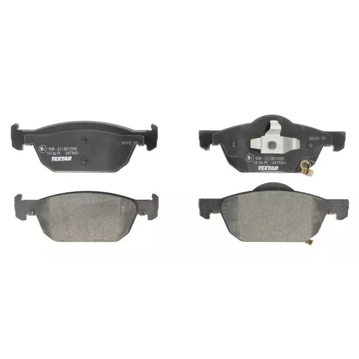 TEXTAR fékbetét készlet, 155x62,2x17,5mm, Honda Accord 08-/Civic 12- modellekhez